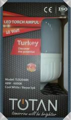 TOTAN TLB20486 LED AMPUL 48 WATT 6000 KELVİN BEYAZ IŞIK TORCH LED AMPUL