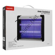 ASONIC AS-A28 SİYAH 4W+2000V İKİ LEDLİ SİNEK ÖLDÜRÜCÜ