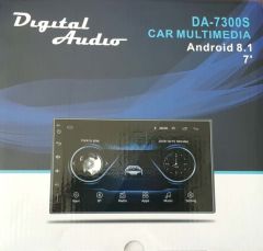 DIGITAL AUDIO DA-7300S OTO TEYP 4x50W SD/MP3/MP4/JPG/BLUETOOTH ANDROİD 8.1 NAVİGASYONLU DOUBLE TEYP