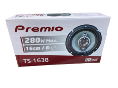 PRREMIO TS-1638 OTO HOPARLÖR 280 WATT 93DB 4 OHMS 16CM 6 1/2''  OTO HOPARLÖR