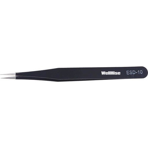 WELLHISE ST-10 CIMBIZ PROFESYONEL CIMBIZ ANTİSTATİK TWEEZERS MANYETİK OLMAYAN CIMBIZ 110MM