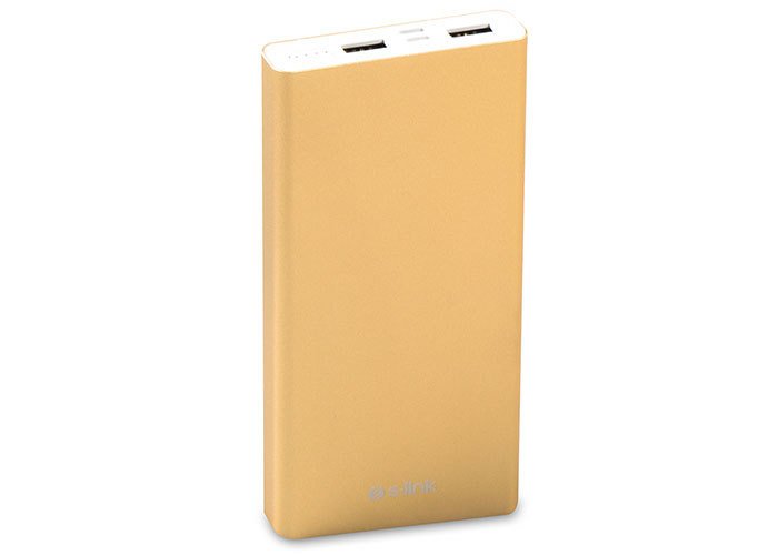 S-LINK IP-G11 POWERBANK 10000MAH IRON 5V-1A TAŞINABİLİR PİL ŞARJ CİHAZI GOLD