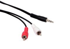 S-LINK SL-877 SES KABLOSU 10 METRE 3.5mm/M TO 2CA/M SES KABLOSU