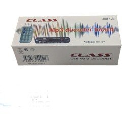 CLASS-123 OTO AUX-SD-USB MİKROFONLU KUMANDALI MP3 ÇALAR BLUETOOTH ÇEVİRİCİ MODÜL