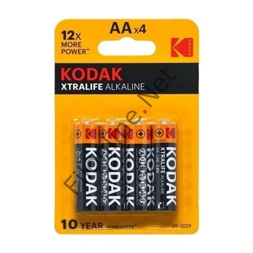 KODAKXTRALIFE ALKALİN 4'LÜ AA KALEM PİL 12 MORE POWER PİL