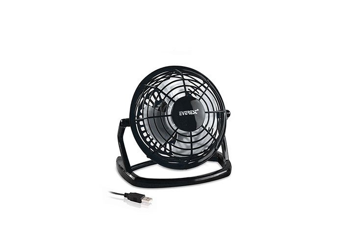 EVEREST EFN-488 FAN MASAÜSTÜ USB 360° YUKARI AŞAĞI AYARLANABİLİR BİLGİSAYAR İLE UYUMÖU 5V USB FAN