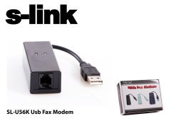 S-LINK SL-U56K MODEM UP TO 56KBPS PORT RJ-45  USB FAX MODEM