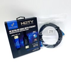 EENERGY SE-015M4K HDMI KABLO 1.5 METRE 4K ULTRA HD 3D 30HZ 2160P 24K ALTIN KAPLAMA HDTV HDMI KABLO