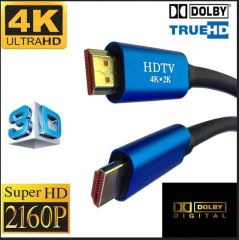 EENERGY SE-015M4K HDMI KABLO 1.5 METRE 4K ULTRA HD 3D 30HZ 2160P 24K ALTIN KAPLAMA HDTV HDMI KABLO