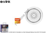 S-LINK SWAPP SL-EG03 AKILLI EV GÜVENLİĞİ ISI VE NEM GÖSTERGELİ KABLOSUZ SİREN WIFI TUYA DESTEKLİ