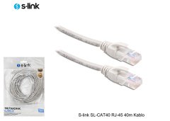 S-LINK SLCAT40 RJ-45 NETWORK  KABLO 40 METRE 100/1000MBPS RJ-45 NETWORK KABLOSU