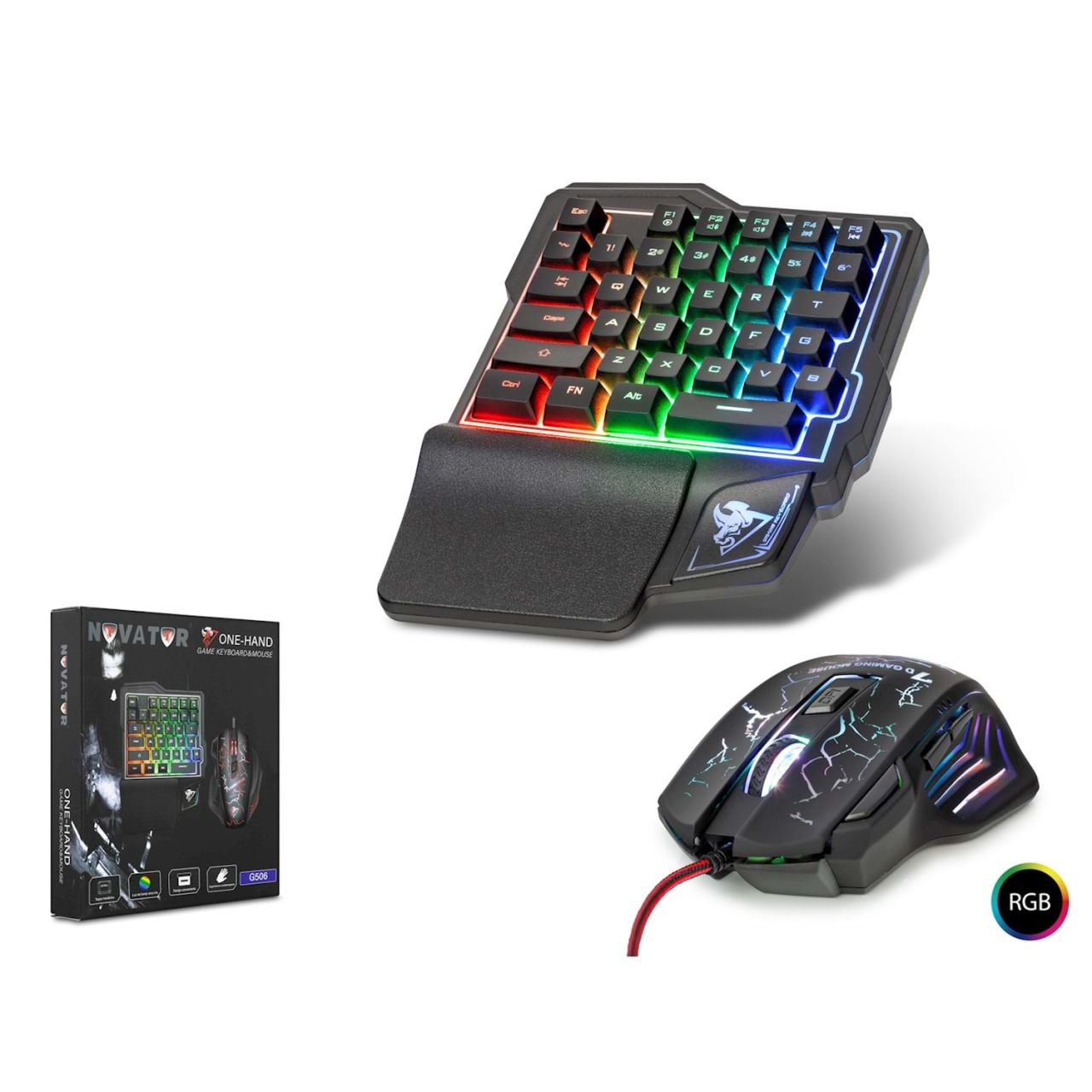 HADRON G506 KLAVYE + MOUSE SET USB KABLOLU PUBG LEDLİ OYUN KALVYE MOUSE OYUNCU SETİ