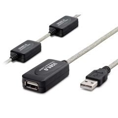 USB UZATMA KABLOSU 25 METRE 480MBPS SİNYAL TEKRARLAYICI USB UZATMA KABLOSU HADRON HN4586