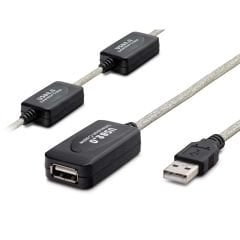 USB UZATMA KABLOSU 30 METRE 480MBPS SİNYAL TEKRARLAYICI USB UZATMA KABLOSU HADRON HN4587