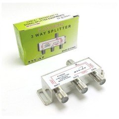 SWAT F10223 SPLITTER 1/3 5-2500MHZ TEK GELEN SİNYALİ 3 ÇIKIŞA BÖLER 1/3 SPLITTER