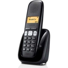 GIGASET A250 TELEFON TELSİZ MASAÜSTÜ KABLOSUZ 80 KİŞİ HAFIZALI SİYAH DECT TELEFON