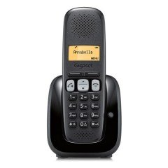 GIGASET A250 TELEFON TELSİZ MASAÜSTÜ KABLOSUZ 80 KİŞİ HAFIZALI SİYAH DECT TELEFON