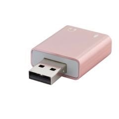 SES KARTI 7.1 USB SES KARTI PEMBE SOUND CARD USB 7.1 HADRON HN2218