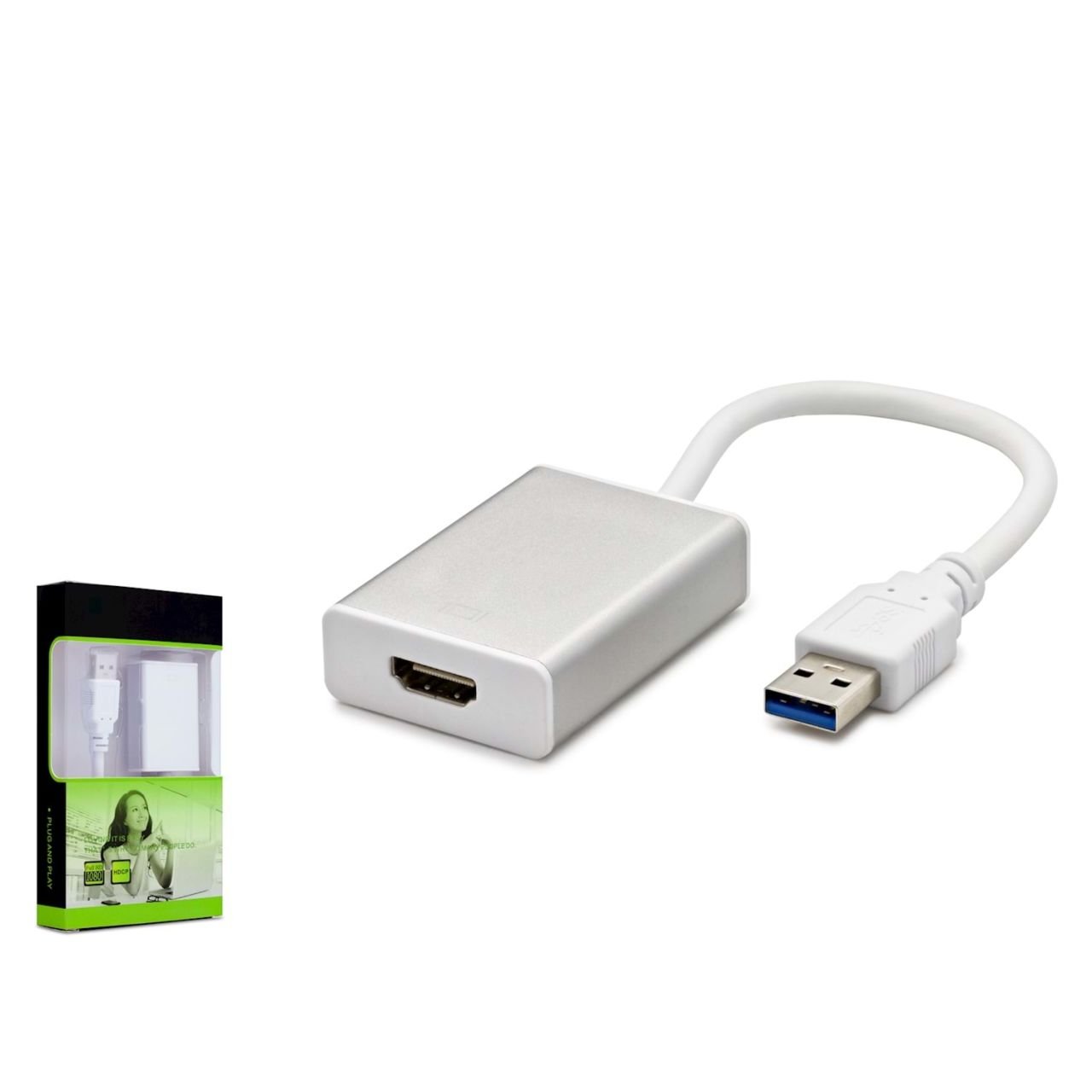 ÇEVİRİCİ USB 3.0 TO HDMI ÇEVİRİCİ HADRON HD227