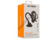 HYTECH HY-XH20 VANTUZ + BRAKETİ 360 DERECE SİYAH-GRİ TELEFON TUTUCU