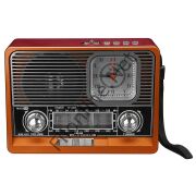 MİKADO MDR-105BT AHŞAP UB-TF DESTEKLİ BLUETOOTH FM-AM-SW 8 BAND KLASİK RADYO