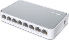 TP-LINK TL-SF1008D 8-Port 10/100Mbps Tak ve Kullan % 60 Enerji Tasarruflu Switch