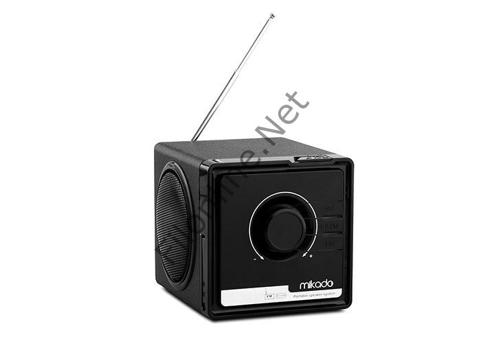 MİKADO BT-236 3W+3W SİYAH SD+MMC+FM DESTEKLİ BLUETOOTH MÜZİK KUTUSU