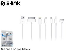 S-LİNK SLX-13C TELEFON ÇOKLU HIZLI ŞARJ KABLOSU