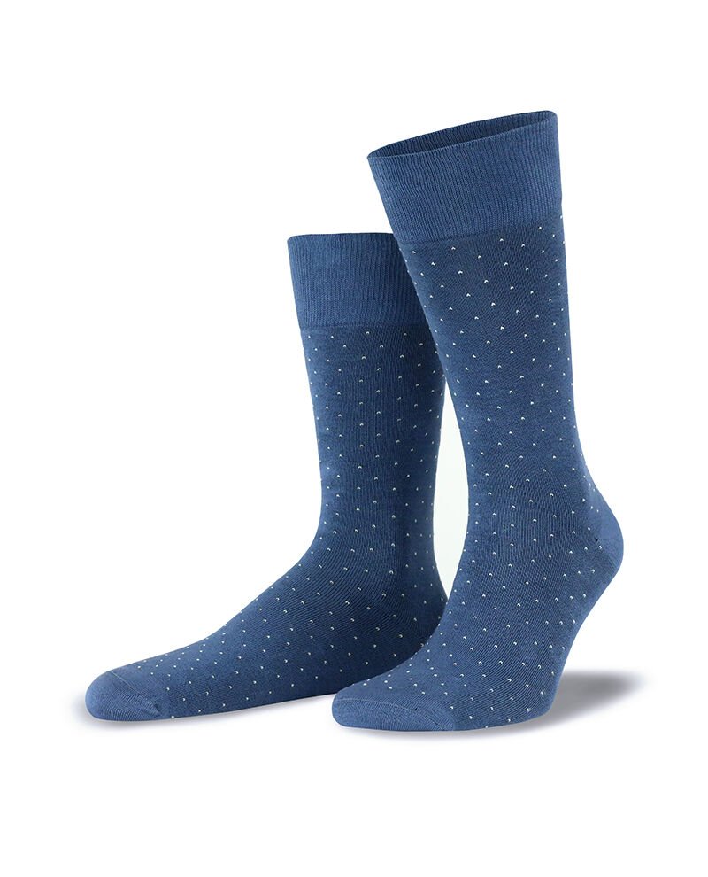 Gri Renk Nokta Desen Erkek Soket Çorap