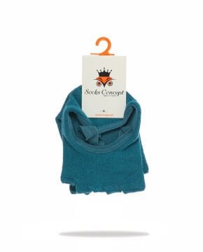 Lastikli ve Kaymaz Tabanlı Parmaksız Yoga Çorabı