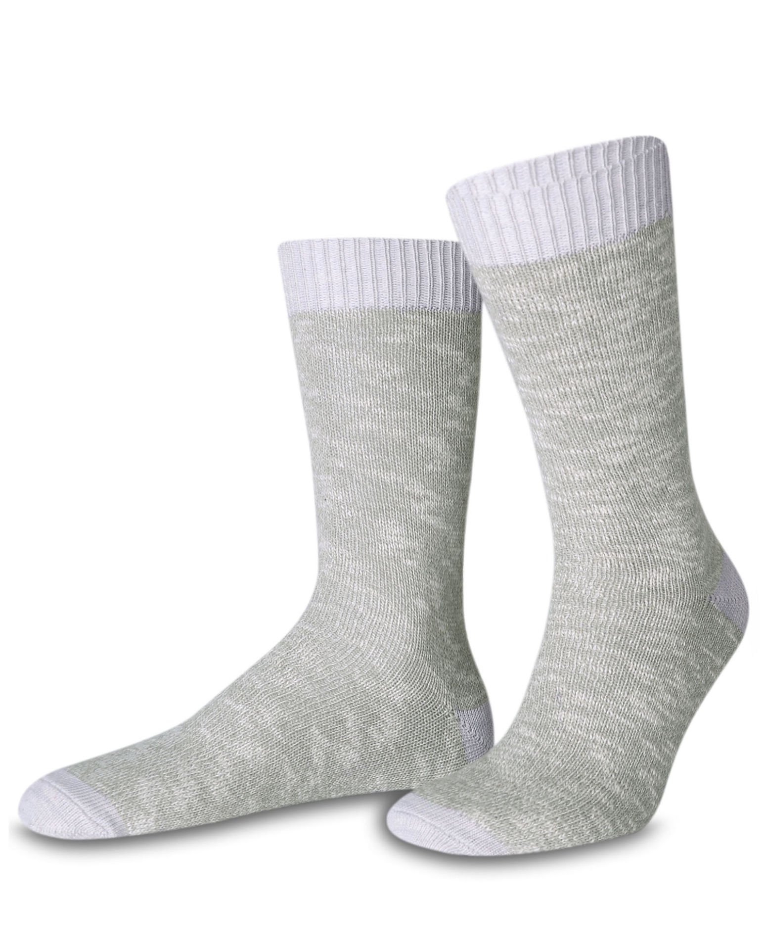 Ekru Gri Melanjlı Soket Çorap Albert