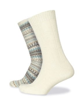 2'li Paket Yün Erkek Kışlık Çorap