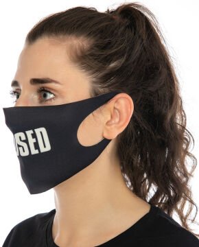 Closed Yazılı Siyah Nano Yüz Maskesi