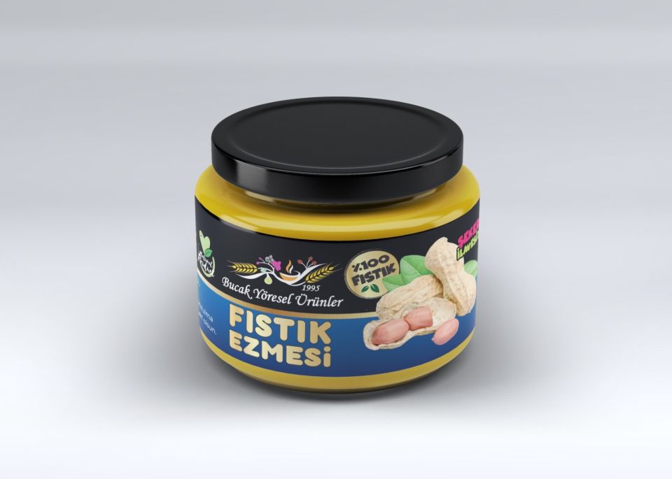 Fıstık Ezmesi 300G Katkısız, Şeker ilavesiz, %100 Yer Fıstığı