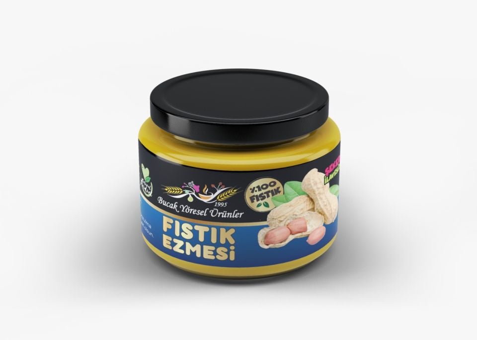 Fıstık Ezmesi 300G Katkısız, Şeker ilavesiz, %100 Yer Fıstığı