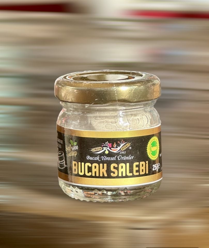 Bucak Salebi 25g, %100 Saf Salep, Doğal Bucak Sahlebi ®️ coğrafi işaretli ürün