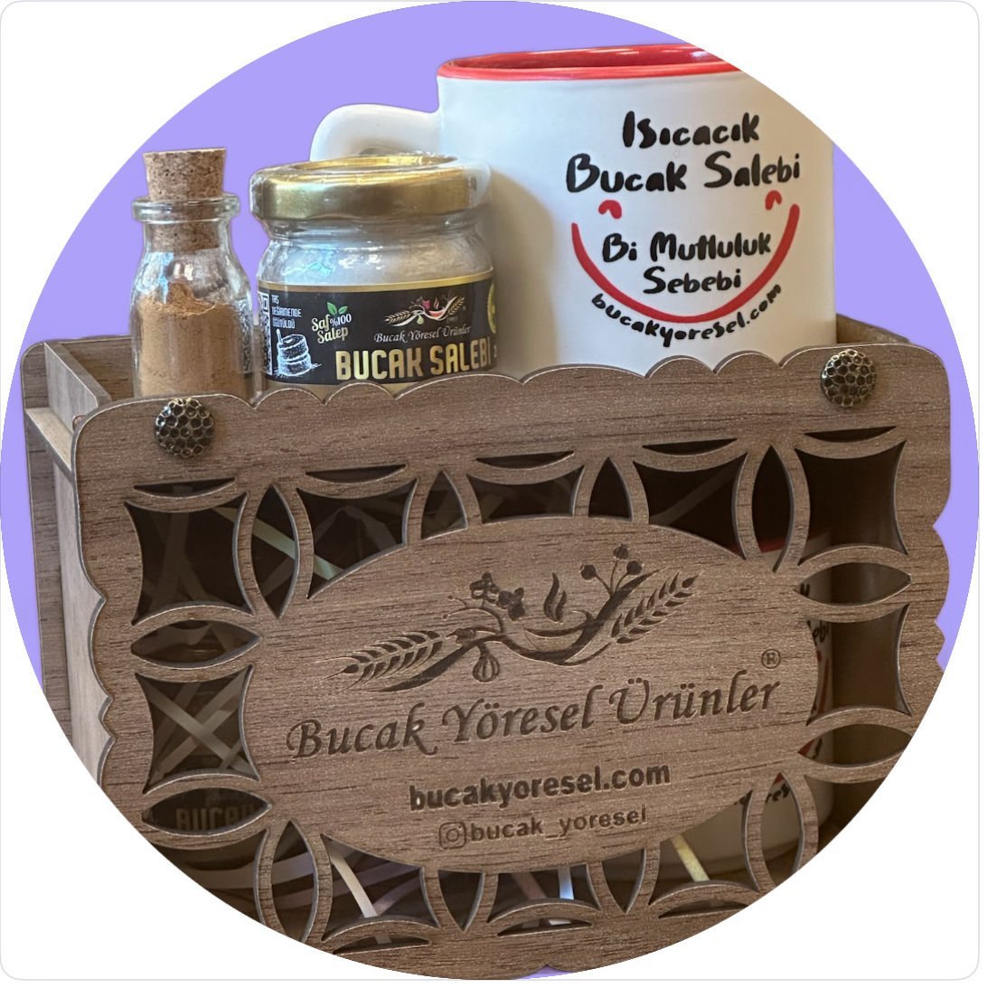 Bucak Salebi Hediye Kutusu, 25g Salepli