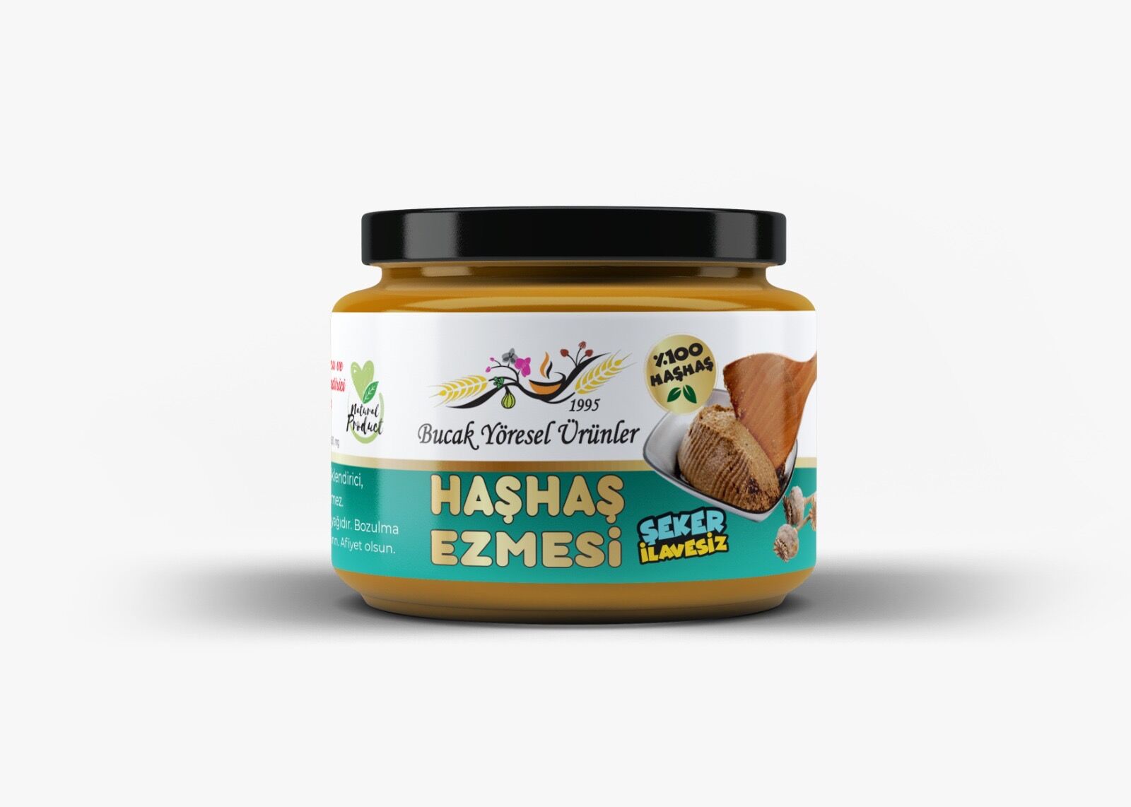 Haşhaş Ezmesi 300G Katkısız, Şeker İlavesiz! %100 Haşhaş