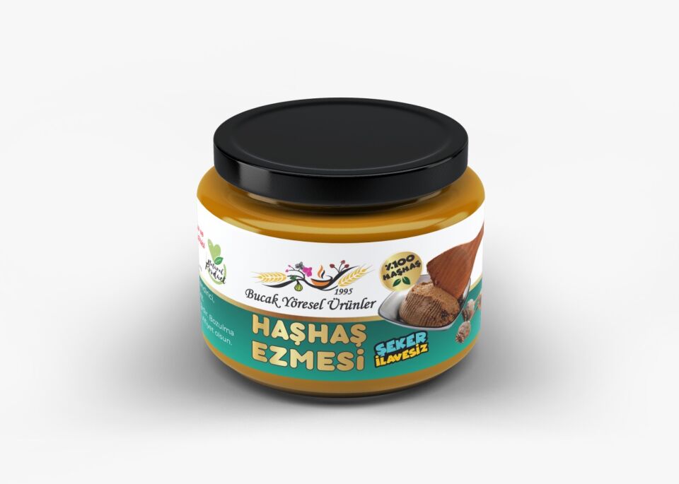 Haşhaş Ezmesi 300G Katkısız, Şeker İlavesiz! %100 Haşhaş