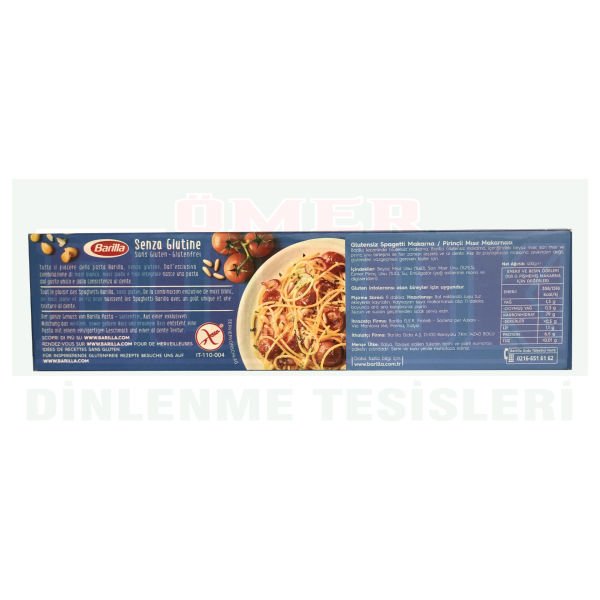 Barilla Glutensiz Spagetti Makarna 400g