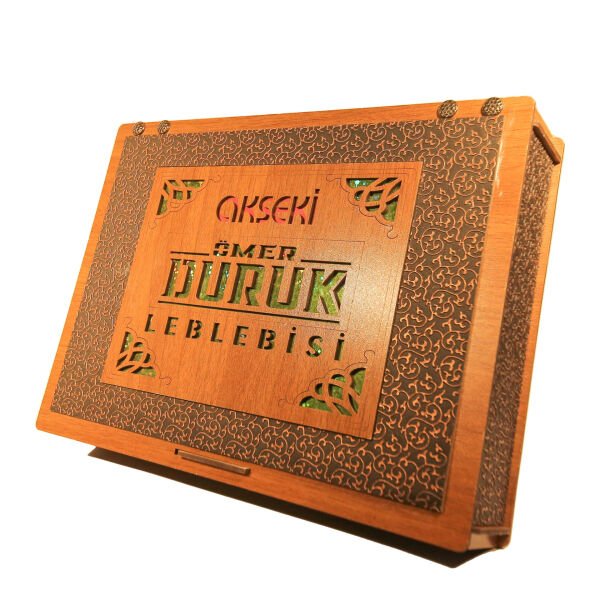 Akseki Leblebisi Ahşap Kutulu Desenli 900G