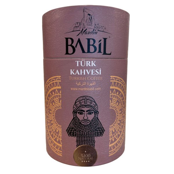 Mardin Babil Türk Kahvesi 200g Karton Silindir Kutu