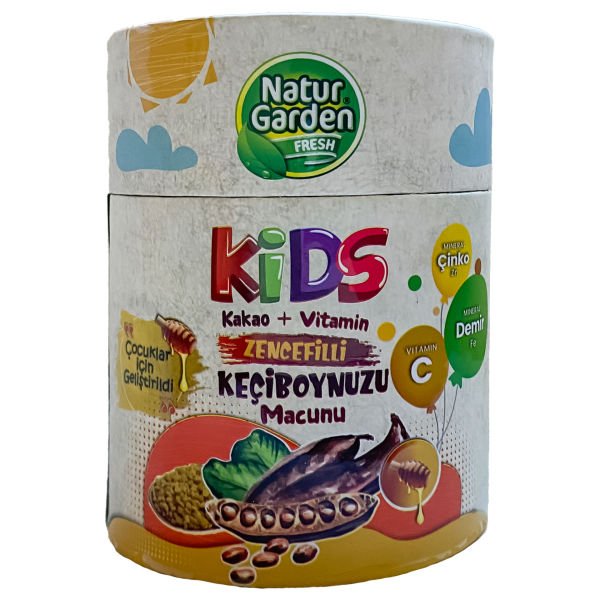 Natur Garden Kids Kakao+Vitamin Zencefilli Keçi Boynuzu Macunu 240g