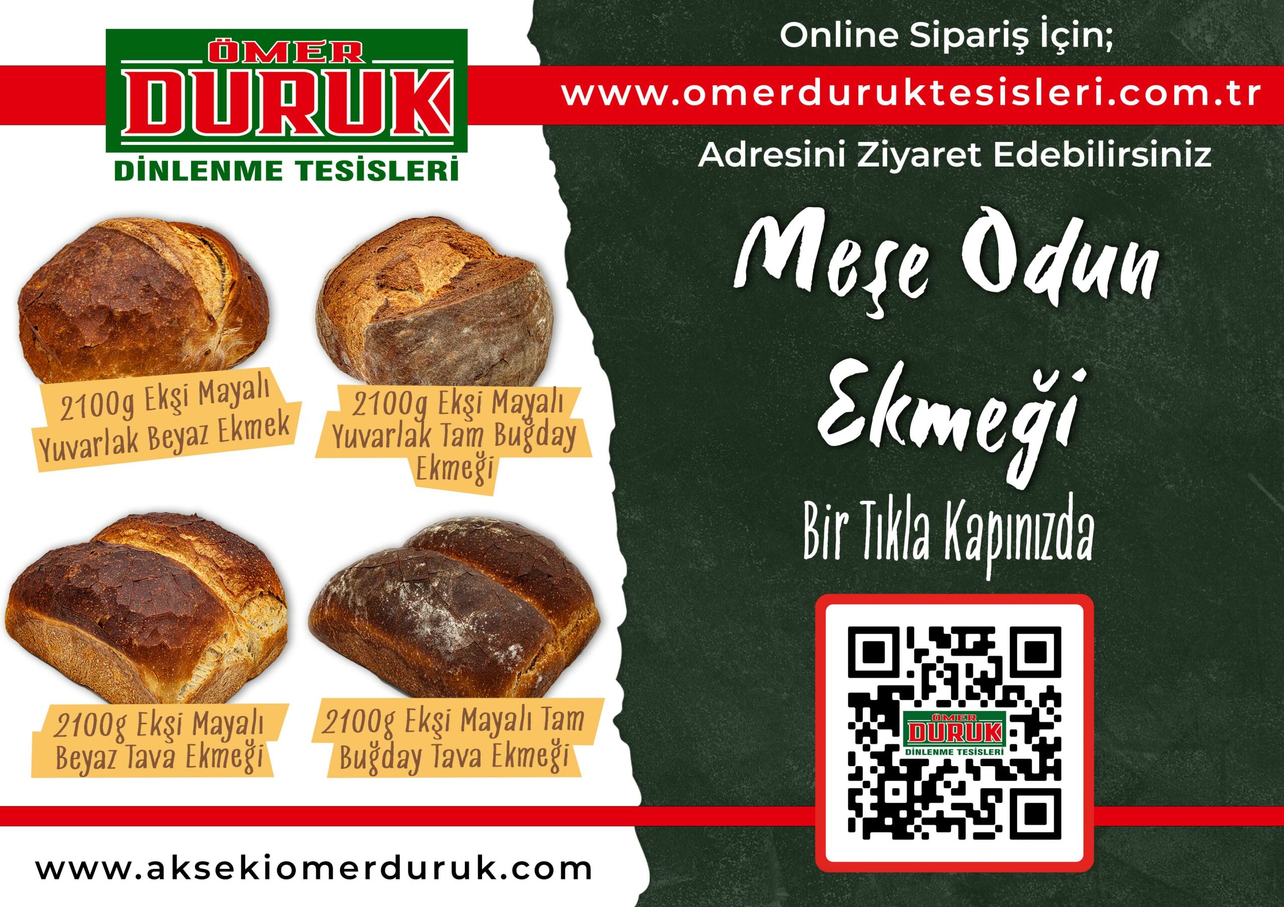 Akseki Meşe Odun Ekmeği