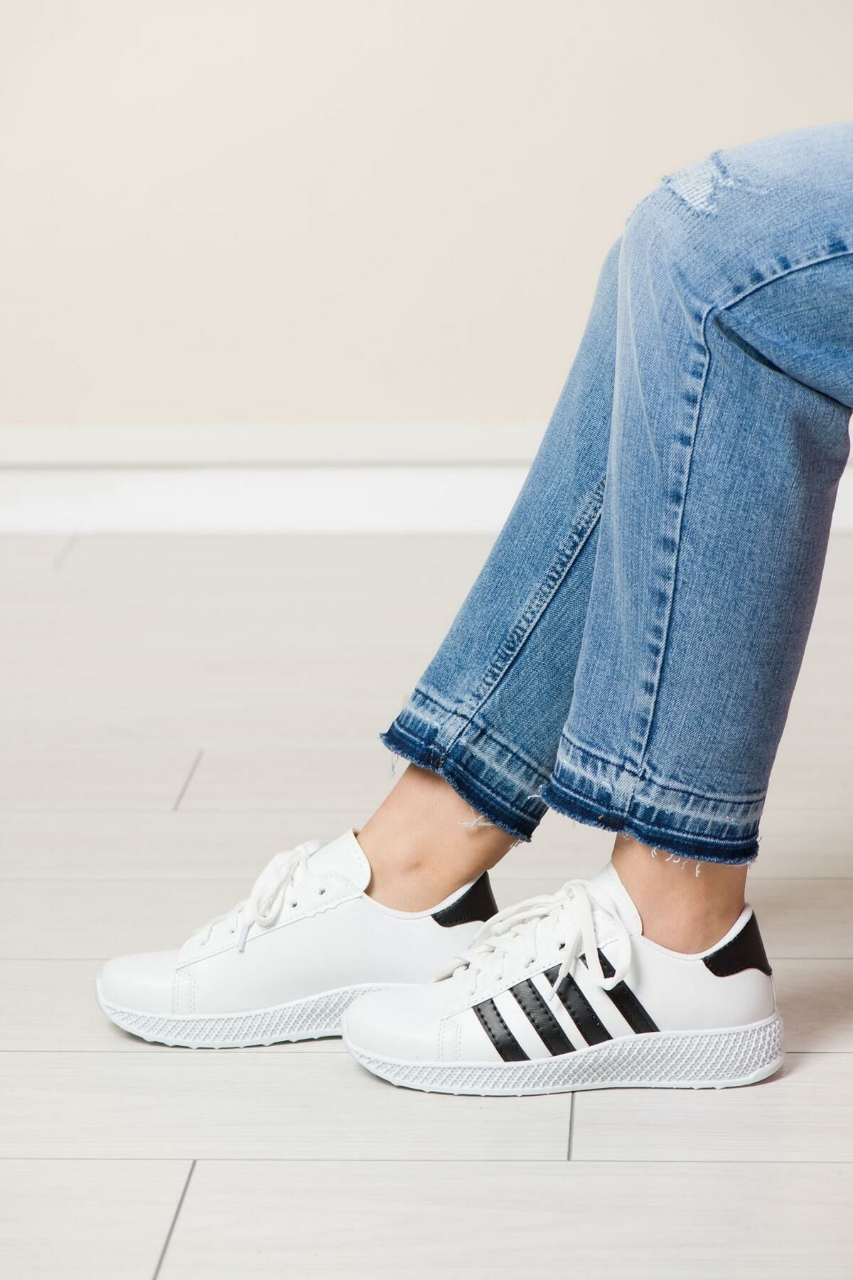 Soobepark Sneaker Günlük Kadın Spor Ayakkabı Beyaz