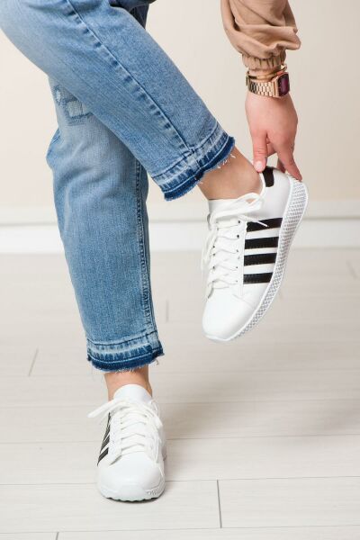 Soobepark Sneaker Günlük Kadın Spor Ayakkabı Beyaz