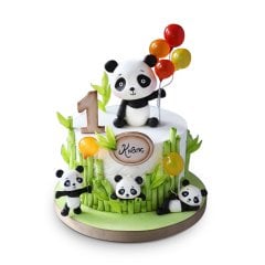 Sevimli Panda Doğum Günü Pastası