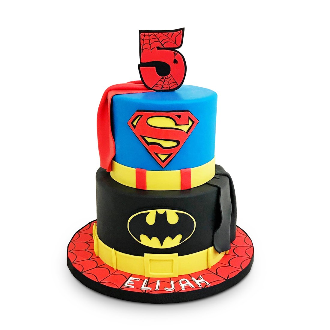 Süper Kahramanlar Doğum Günü Pastası