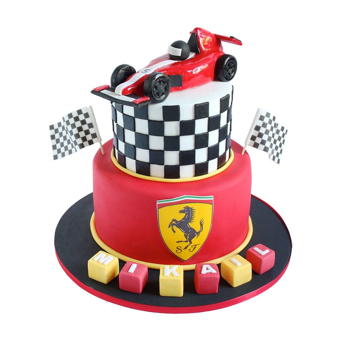 F1 Formula Doğum Günü Pastası