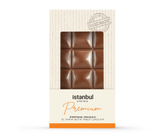 Portakal Dolgulu Tablet Çikolata 100gr